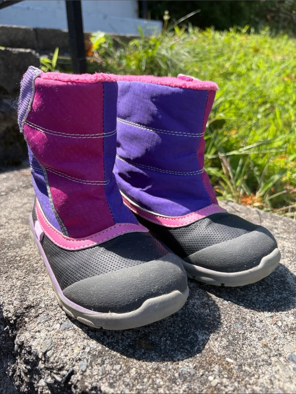 See Kai Run Kids Waterproof Winter Boots - Purple & Pink